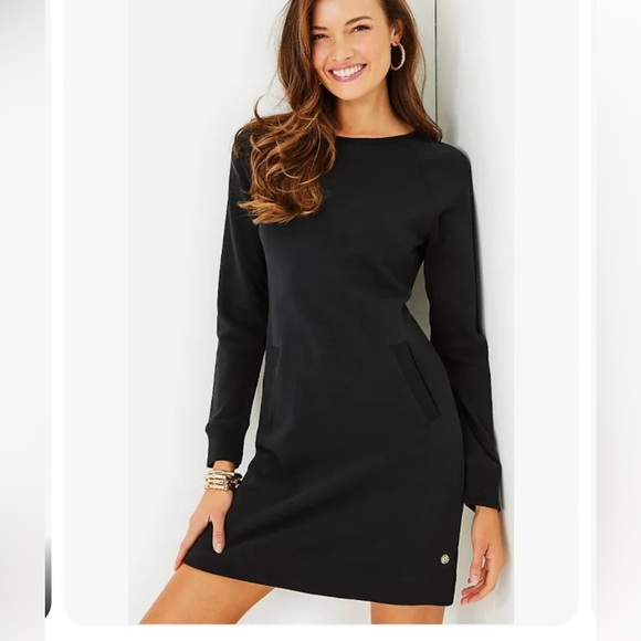 Lilly Pulitzer sweatshirt dress M worn once! - Picture 6 of 8